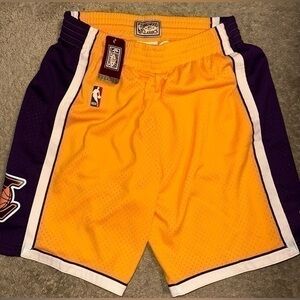 Mens Mitchell & Ness NBA Swingman Shorts 2009 Los Angeles Lakers size L large